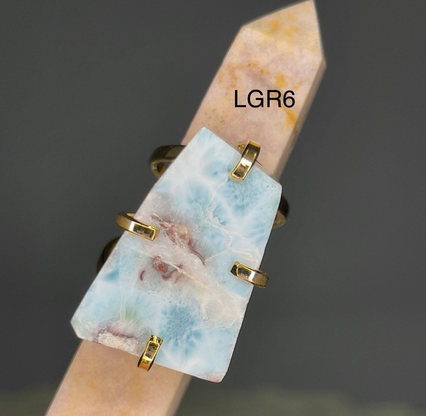 Larimar Gold Ring