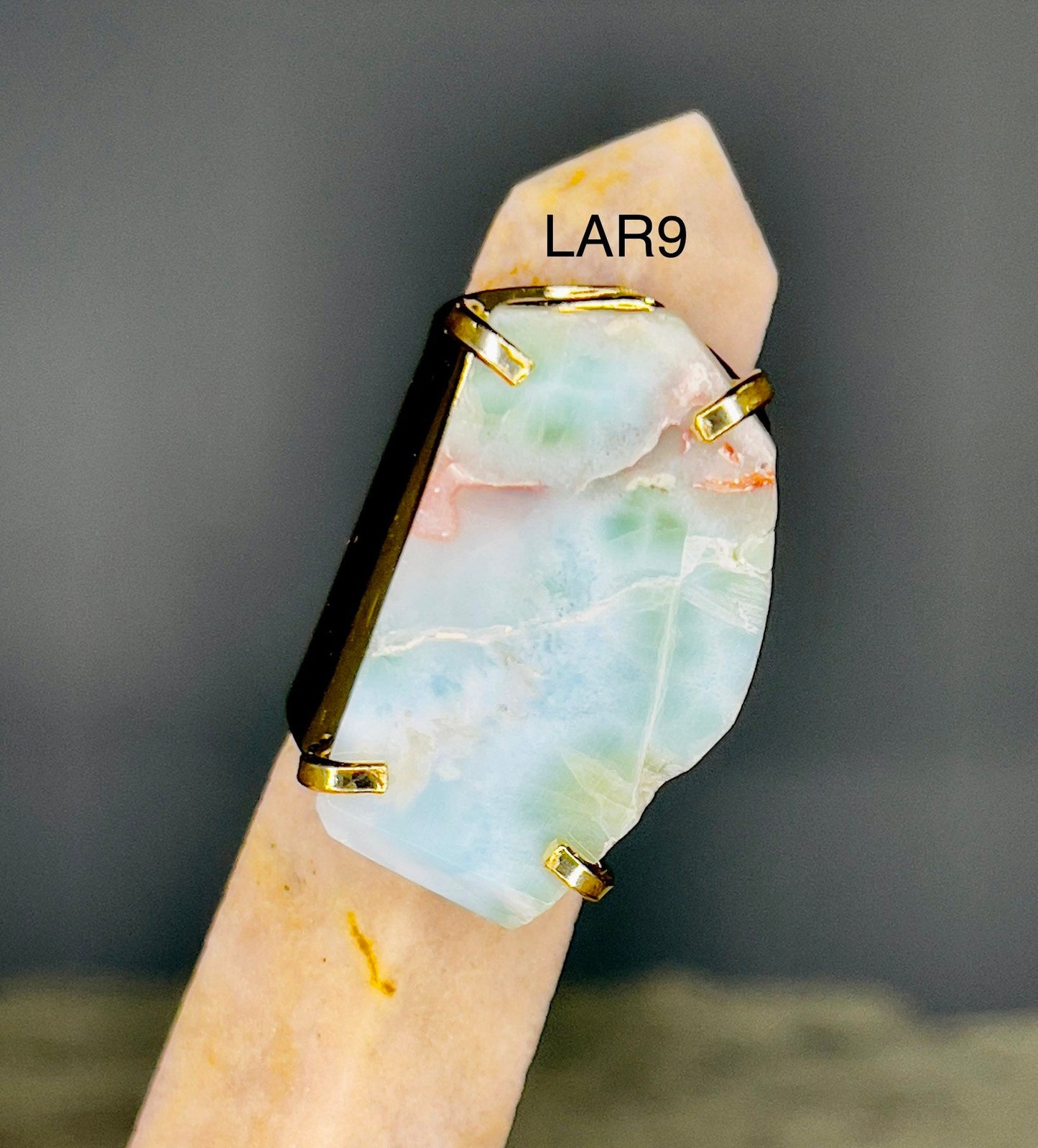 Larimar Gold Rings