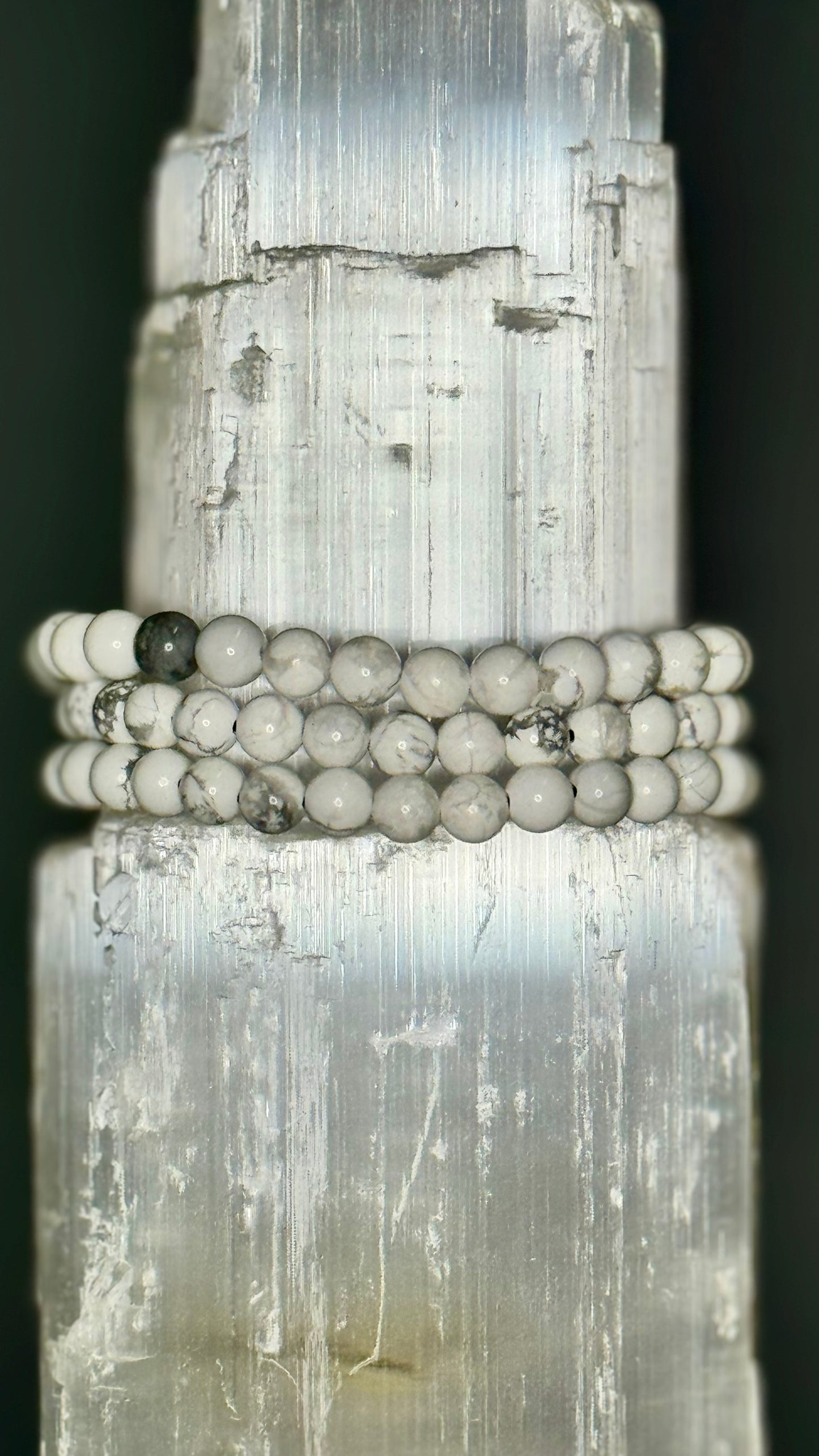 Howlite Crystal Bracelet