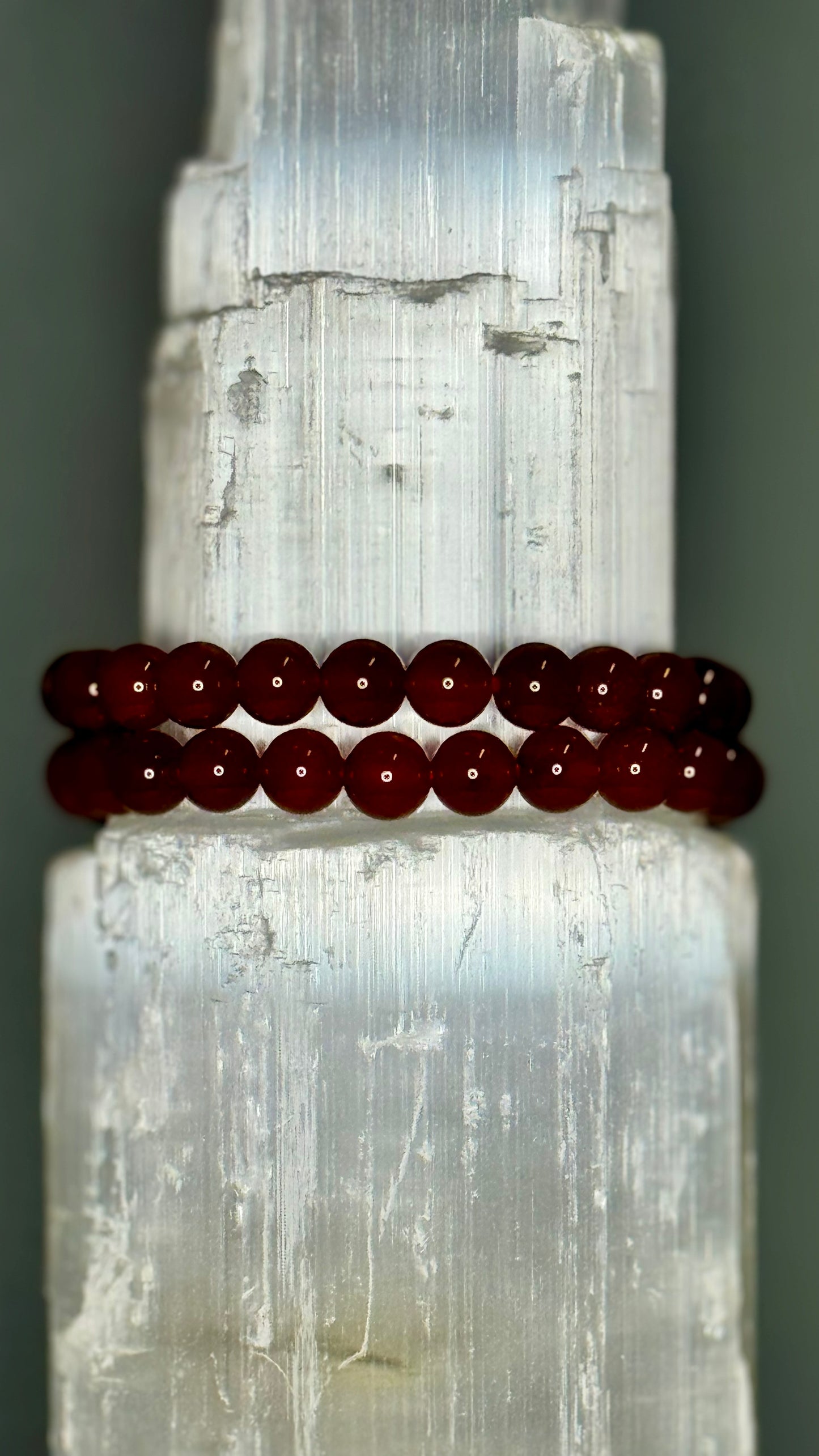 Red Onyx Crystal Bracelet