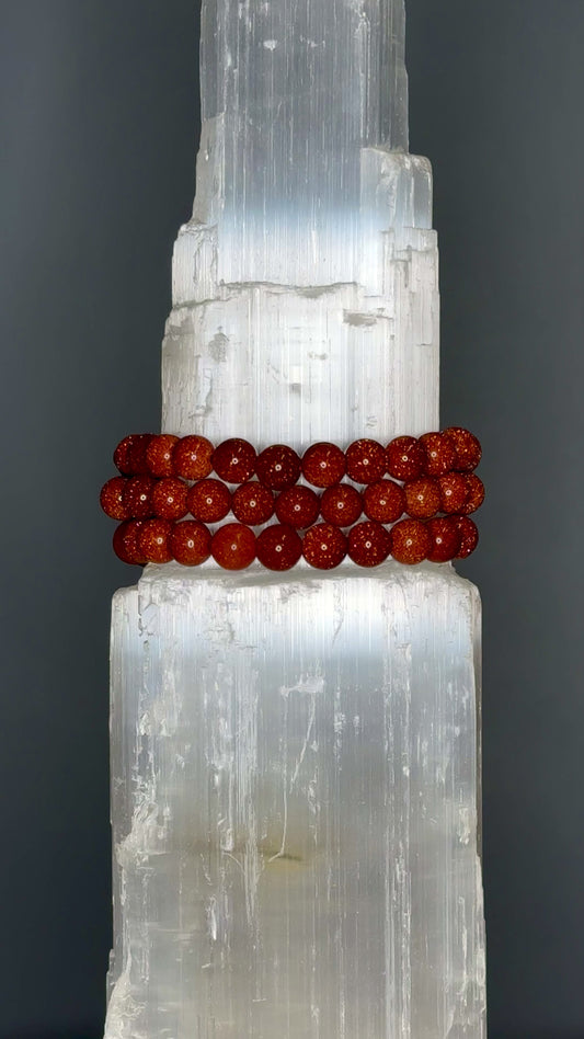 Red Goldstone Crytsal Bracelet