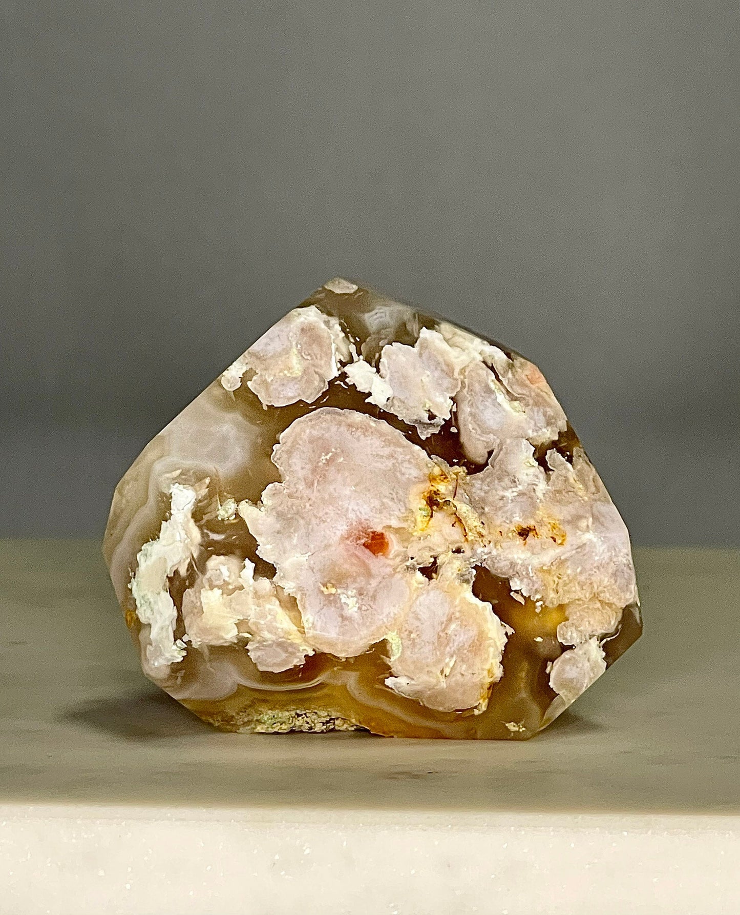 Flower Agate l Cherry Blossom Free Form