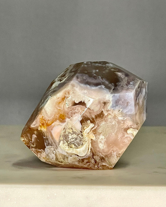 Flower Agate l Cherry Blossom Free Form