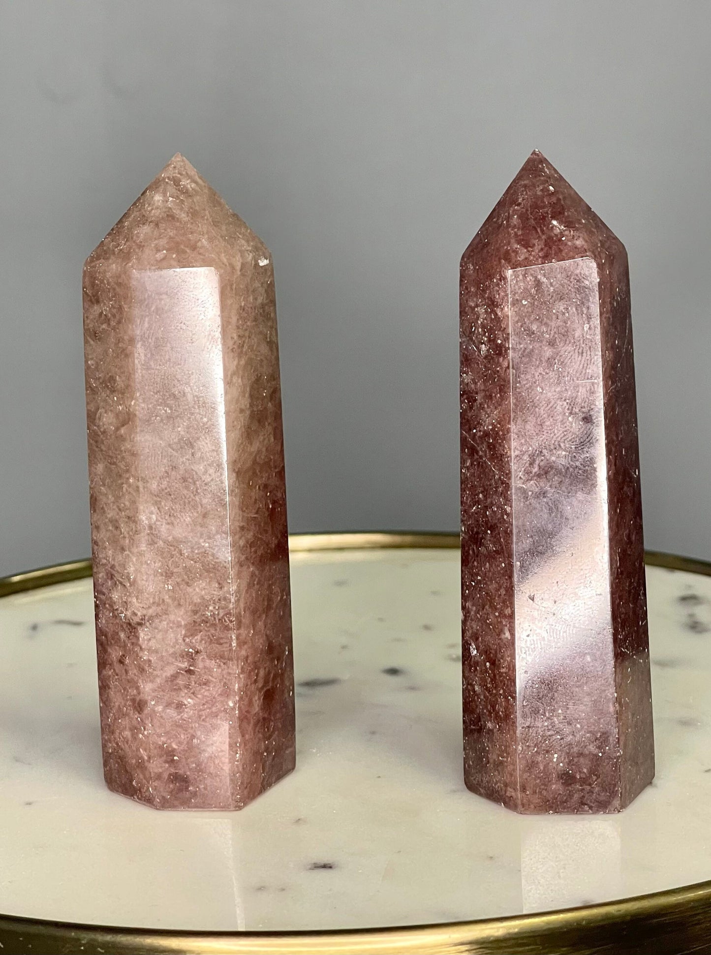 Strawberry Quartz Tower